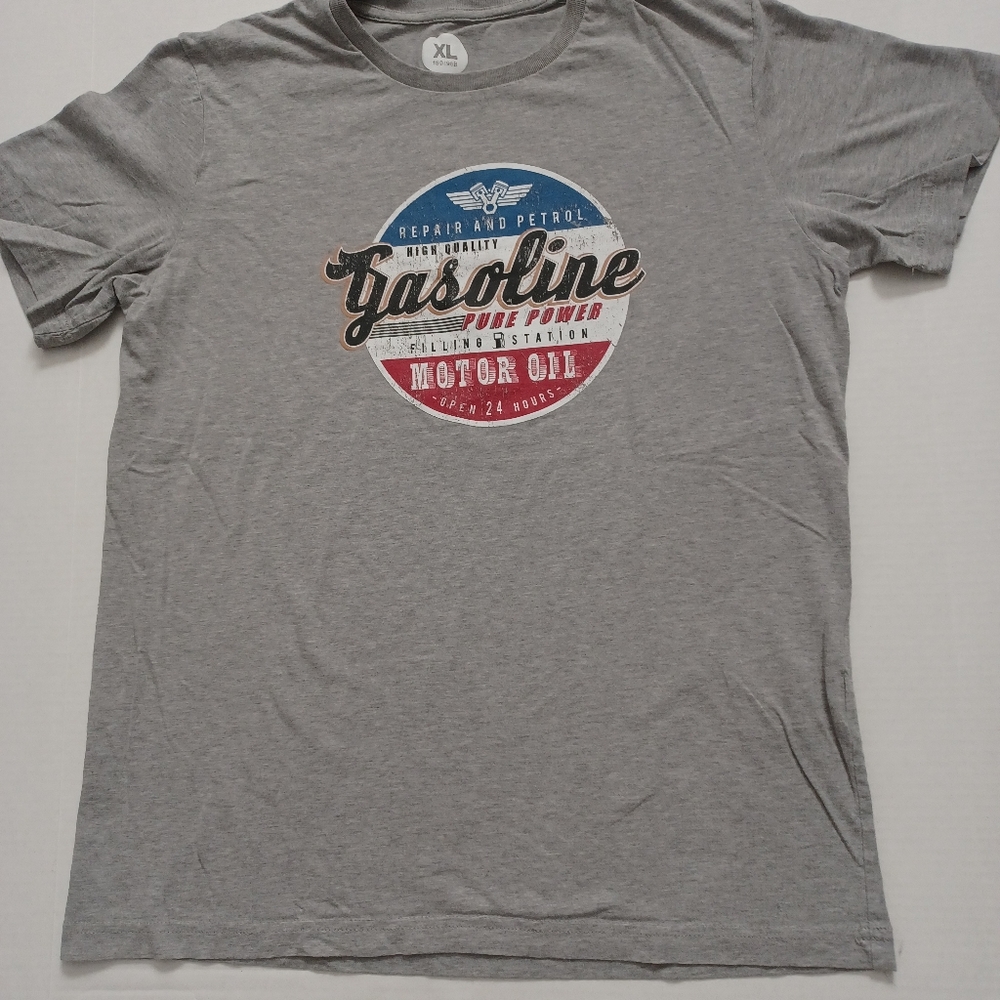 Gasoline Motor Oil Print Mens Tees M.US, XL EU